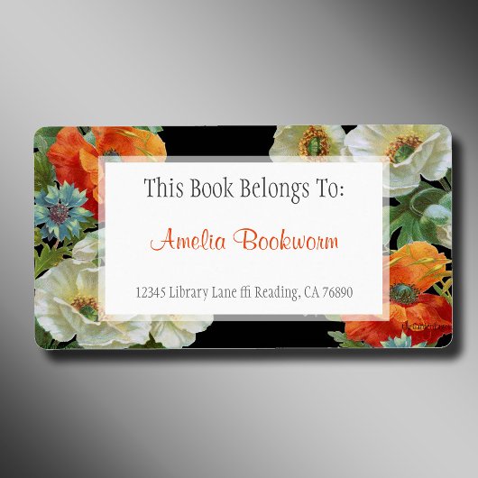 カスタムPoppy Cornflowersラベルに属する本 ラベル