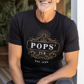 カスタムPopsのPubホームバー設立年 Tシャツ