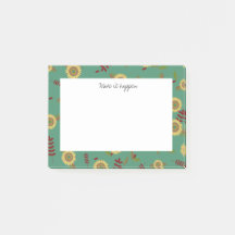 カスタムPost-it note Sunflower, Make it