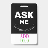 カスタムPRESS - Photo pass – 名前ID IDバッジ バッジ (裏面)