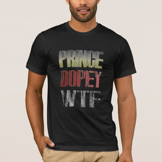 カスタムPrince Dopey Shirt – ロイヤリティティおもしろいーT Tシャツ (正面)