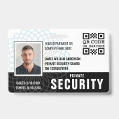 カスタムPrivate Security Guard ID Photo Black バッジ (正面)