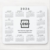 カスタムPromotion Business Logo 2024カレンダー マウスパッド (正面)