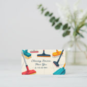 カスタムQRクリーニング 名刺 (スタンド正面)