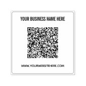 カスタムQRコードおよび文字のビジネスタンプテンプレート セルフインキングスタンプ (デザイン)