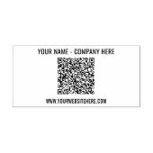 カスタムQRコードおよび文字の自動手書きスタンプテンプレート セルフインキングスタンプ (デザイン)