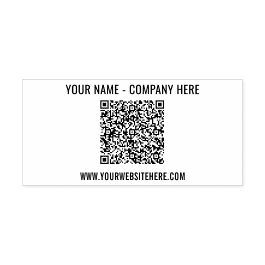 カスタムQRコードおよび文字の自動手書きスタンプテンプレート セルフインキングスタンプ (デザイン)