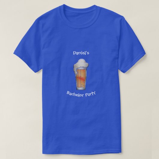 カスタムQRコードで花婿にドリンクをおごろう VENMO Tシャツ (デザイン正面)