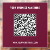 カスタムQRコードとテキストウィンドウクリング カラーを選択 ウィンドウサイン (シート2)