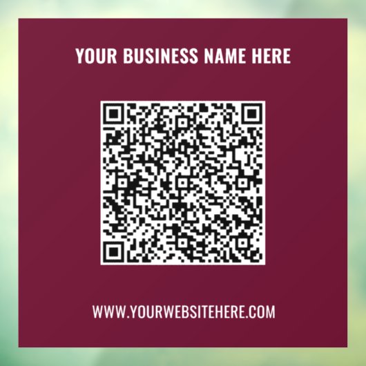 カスタムQRコードとテキストウィンドウクリング　カラーを選択 ウィンドウサイン (シート3)