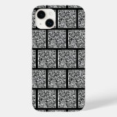 カスタムQRコードによる色のスキャンパーソナライズされた Case-Mate iPhoneケース (裏面)