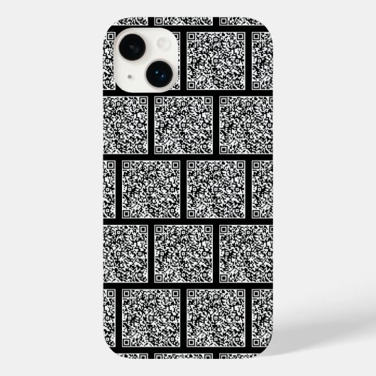 カスタムQRコードによる色のスキャンパーソナライズされた Case-Mate iPhoneケース (裏面)