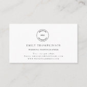 カスタムQRコードの写結婚真者 名刺 (正面)