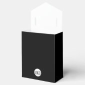 カスタムQRコードブラックに感謝 フェイバーボックス (オープン)