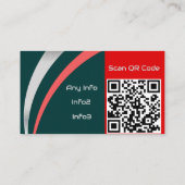 カスタムQRコードプロフェッショナル 名刺 (裏面)