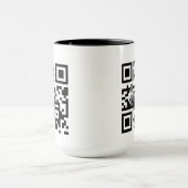 カスタムQRコードマグ マグカップ (中央)