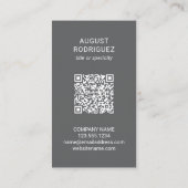 カスタムQRコードロモダンゴ 名刺 (裏面)