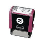 カスタムQRコード会社名差出人住所スタンプ セルフインキングスタンプ (商品)