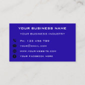 カスタムQRコード名文字情報カラー名刺 コーリングカード (正面)