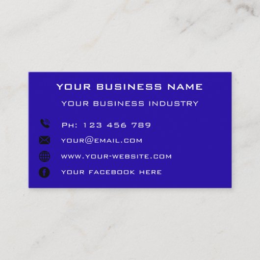 カスタムQRコード名文字情報カラー名刺 コーリングカード (正面)