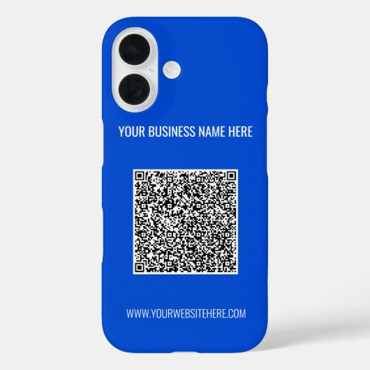 カスタムQRコード文字とカラーiPhoneケーステンプレート Case-Mate iPhoneケース (裏面)