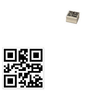 カスタムQRコード読み取り可能ウェブサイトアドレスゴムスタ ラバースタンプ