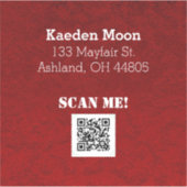 カスタムQRコード シール (正面)