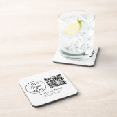 カスタムQRコード 名前入り コースター (右側)