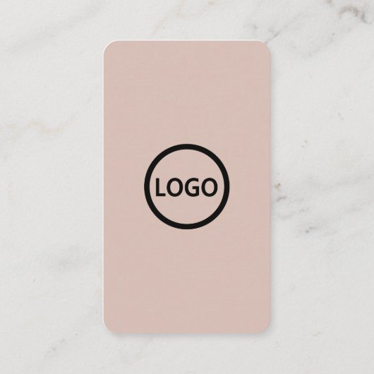 カスタムQRコードBoho Beige 名刺 (裏面)