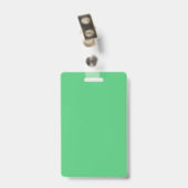 カスタムQRコードCOVID-19グリーンパス バッジ (裏面 （クリップ付）)