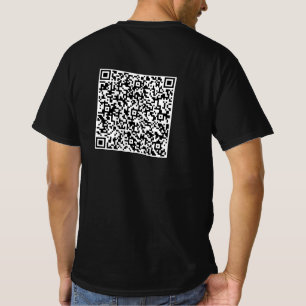 カスタムQRコードTシャツの例 Tシャツ