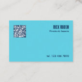 カスタムQRスキーインストラクター 名刺 (裏面)