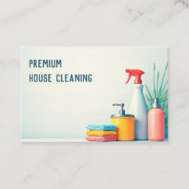 カスタムQRハウスクリーニング 名刺