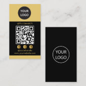 カスタムQRモダンカード 名刺 (正面/裏面)