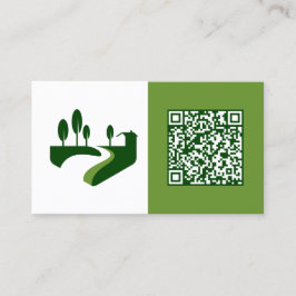 カスタムQR芝刈り機 名刺