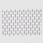 カスタムRectangle Business Companyロゴパターン ゴルフタオル (横)