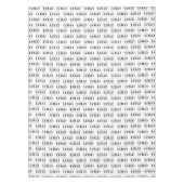 カスタムRectangle Business Companyロゴパターン テーブルクロス (正面)