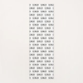 カスタムRectangle Business Companyロゴパターン ヨガマット (正面)