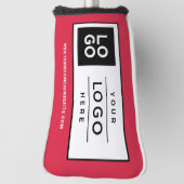 カスタムRed Businessロゴブランド ゴルフヘッドカバー (回転90)