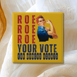 カスタムRoe Roe Roe投票の政治選挙 缶バッジ