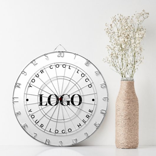 カスタムRound Circle Business Logoミニマリスト平野 ダーツボード