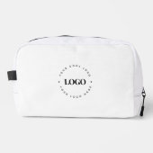 カスタムRound Circle Business Logoミニマリスト平野 ドップキット (正面)