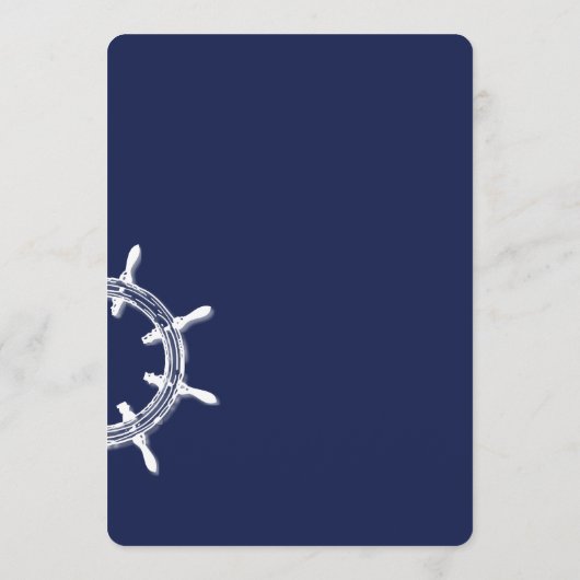 カスタムRound Navy航海の Blueのメ結婚ニュー・ホイール メニュー (裏面)