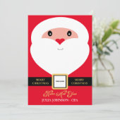 カスタムSanta Christmas シーズンカード (スタンド正面)