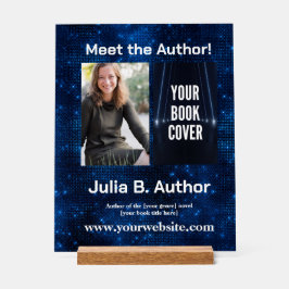 カスタムSci-Fi図書署名看板（スタンド付き） アクリルサイン