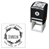 カスタムScriptファミリ名ラウンド差出人住所消去 セルフインキングスタンプ (インサイチュ)