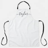 カスタムScript Artist Chef Gardener Name エプロン (正面)