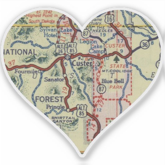 カスタムSDマップ シール (正面)