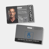 カスタムSecurity GuardフォトIDバッジ バッジ (正面＆裏面)