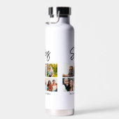 カスタムSisters Script 6 Photo Collage ウォーターボトル (右面)